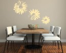 Chrysanthemum Flower Vinyl Decals Modern Wall Art